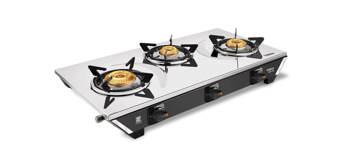 VIVA SS 3‑Burner Gas Stove
