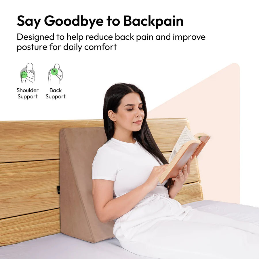 Ultimate Wedge Plus Comfort Support Cushion for Bed & Sofa – Ergonomic Angled Design for Better Posture & Comfort