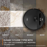 Smartclean S2 Robotic Vacuum Cleaner & Mop with 3S Mopping Technology (AI-Powered LiDAR 3.0, Black)