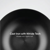 Stahl Kadhai - Cast Iron Blacksmith Plus Series 7324 (26cm)
