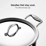 Artisan Series Triply Casserole 4122 – Stainless Steel Saucepot for Gravies, Soups, Curries & Caramelizing