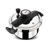 Versatil Triply Stainless Steel Pressure Cooker with Glass Lid – 3L, Induction Friendly 9413