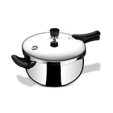 Xpress 9275 Triply Handi Pressure Cooker – Belly Design, Stainless Steel, Induction Friendly & Safe Cooking