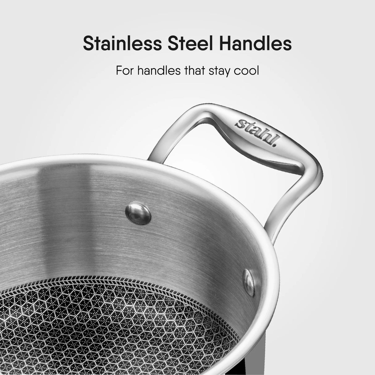 Steel Sauce Pot / Casserole - Triply Artisan Hybrid Series 6120