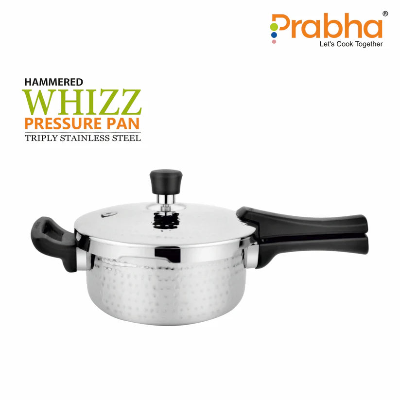 Triply Whizz Hammered Pressure Pan – 2L
