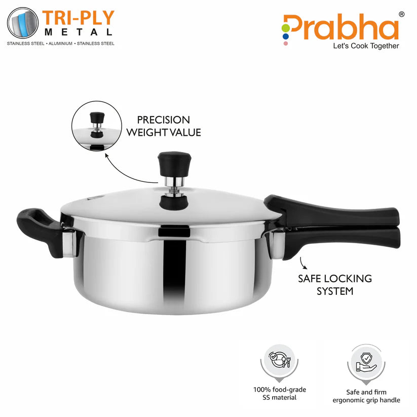 Triply Whizz Pressure Pan – 2L