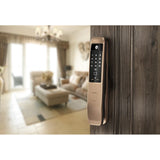 YMI 70 CG - A Series Push Pull Smart Lock (Red Gold)