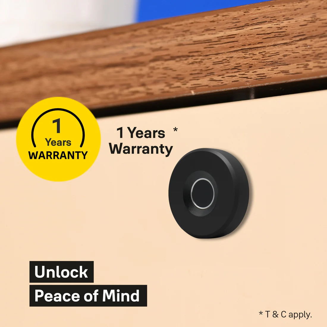 Zuri Smart Lock (Antique Bronze) with YWLOL Digital Wardrobe Lock