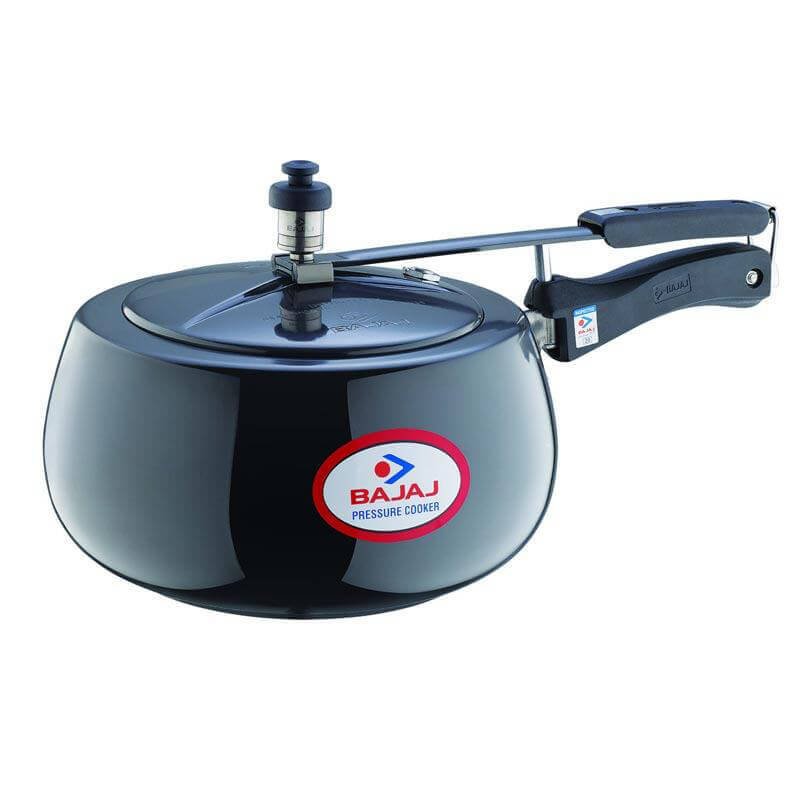 BAJAJ INDUCTION BASE ANODIZED HANDI, 3 LITRES, BLACK COOKER - 710028

