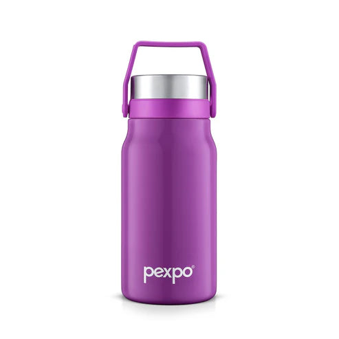 Pexpo Pluto Hot & Cold Water Bottle 450 ML Purple
