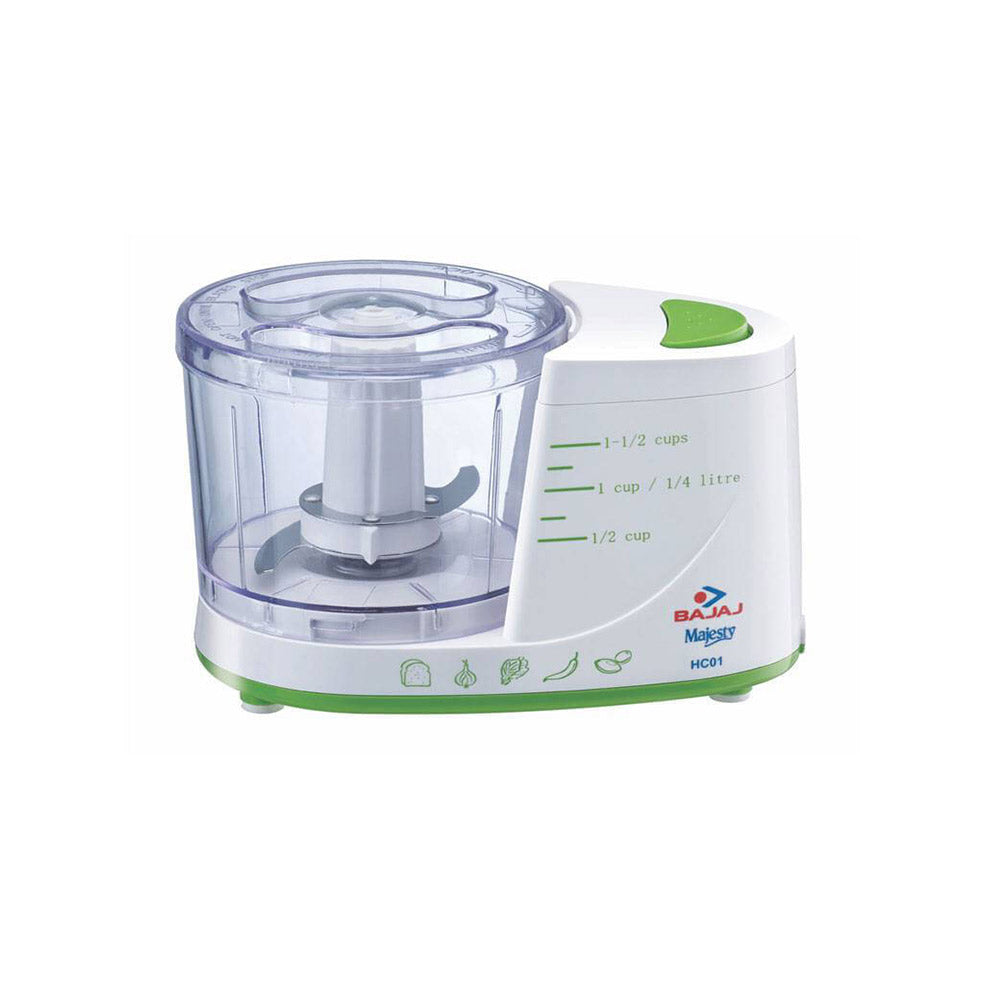 Bajaj HC01 Horizontal Vegetable Chopper  (White/Green) - 410182