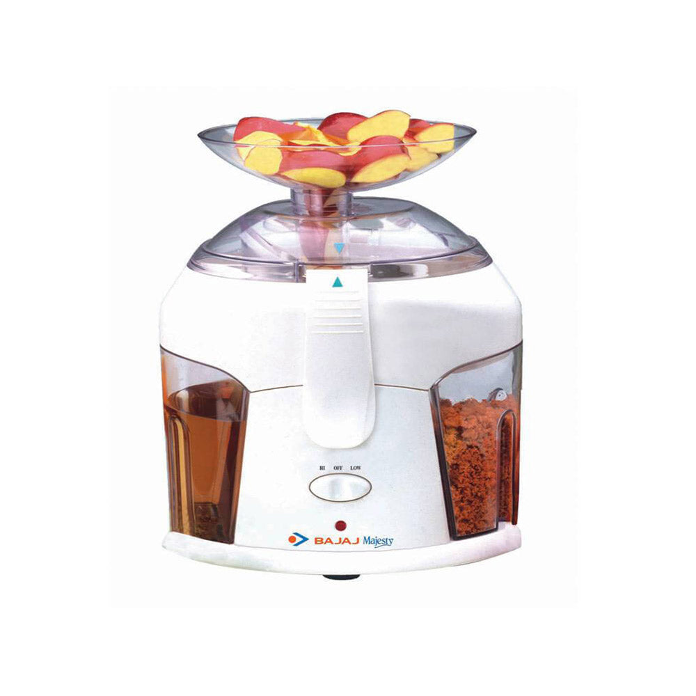 Buy BAJAJ MAJESTY 500-WATT JUICE EXTRACTOR WITH FRUIT TRAY at the lowest price in India at Apnidukaan.com, Save UPTO 50% Off, All India Free Shipping, Click here to see all of our exclusive deals.
