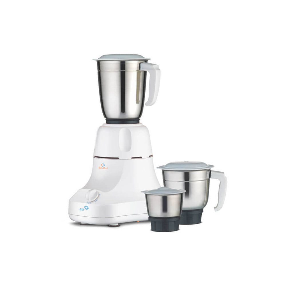 Buy BAJAJ GX 7 500-W MIXER GRINDER WITH 3 JARS at the lowest price in India at Apnidukaan.com