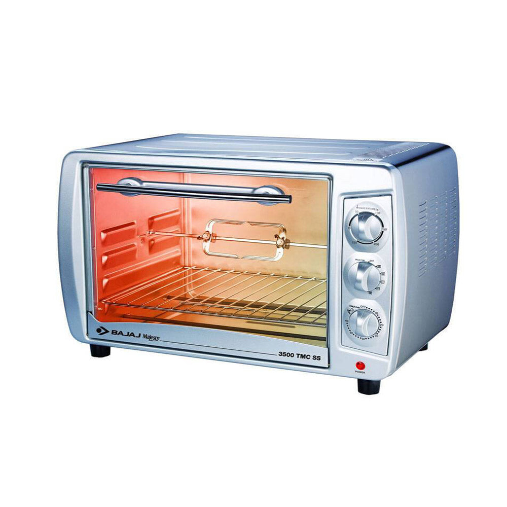 Bajaj Majesty 3500 TMCSS (35 Litre) Oven Toaster Griller (Silver)