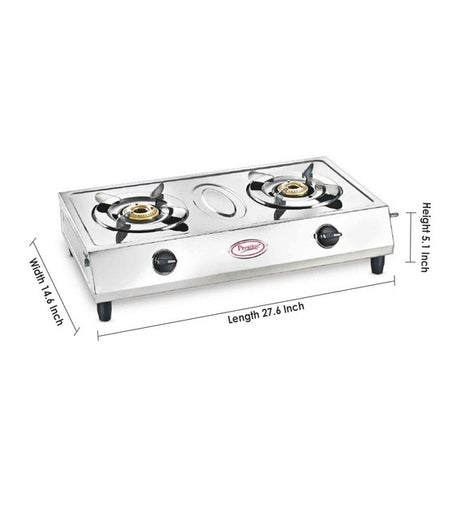 PRESTIGE AGNI CLASSIC STAINLESS STEEL GAS STOVE
