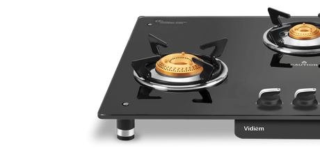 Vidiem Air Silver 3 Burner Cooktop