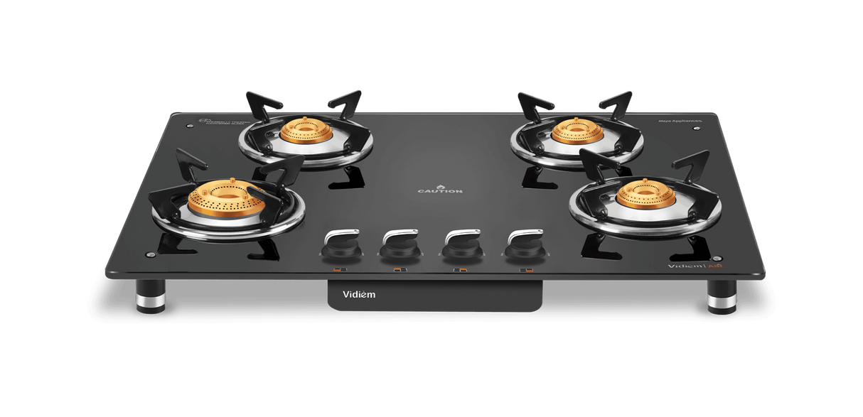 Vidiem Air Silver 4 Burner Cooktop