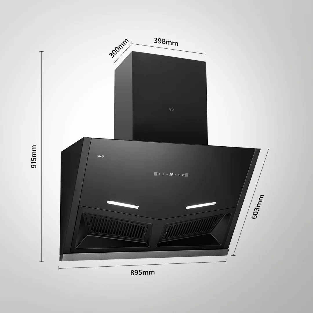 KAFF AIRFRAME SM DHC 90 (WITH SMOKE SENSOR) FILTERLESS AUTO CLEAN TECHNOLOGY CHIMNEY