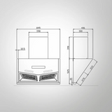 KAFF AIRFRAME SM DHC 90 CHIMNEY & KAFF BLH 865X BUILT IN HOBS