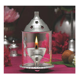 Borosil Akhand Nickel Table Diya (Small)