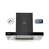 Hindware Alicia HMS BLK 75 Auto Clean Chimney Suction 1200 m鲁/hr* 