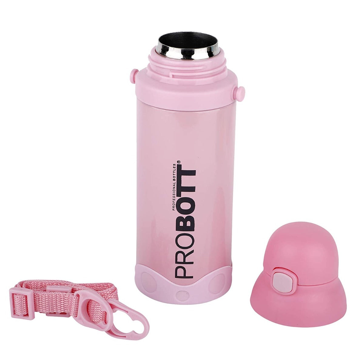 PROBOTT Thermosteel Vacuum Flask with Belt 500ml -Pink PB 500-22