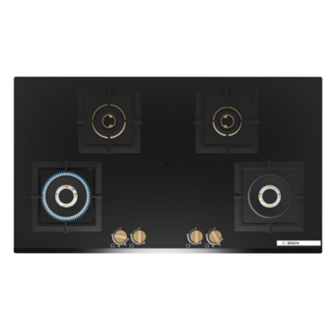 Bosch 90 cm True Brass 3D 4 Burners PNF9B6G20I Built In Hob FFD