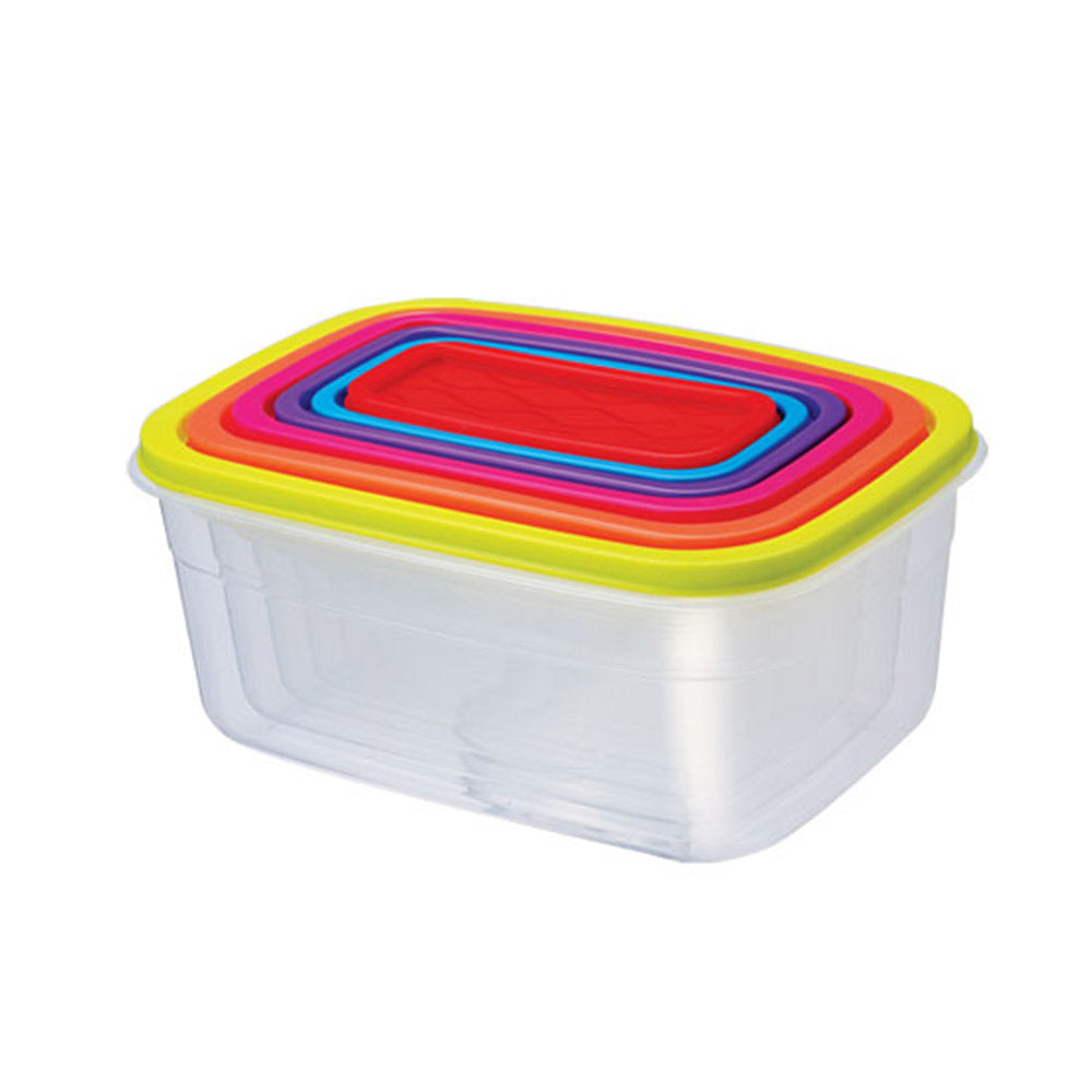 Ratan Emerald Plastic Container 6 Pcs Set