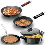 Hawkins Futura Hard Anodised Cookware Set, 4 Pieces ASET 1