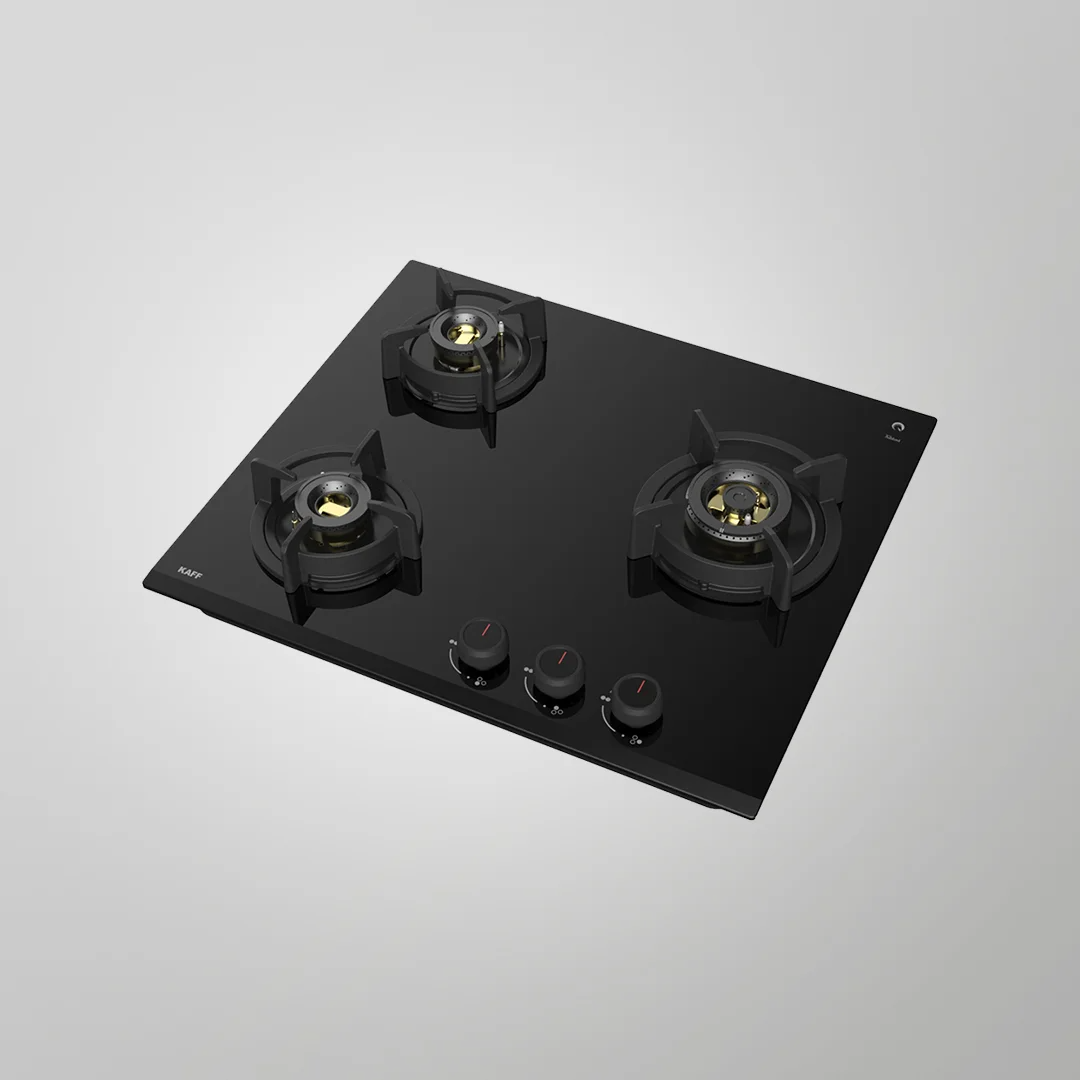 KAFF ASF 603 Tempered Glass with FFD Auto Electric Ignition BUILT IN HOBS