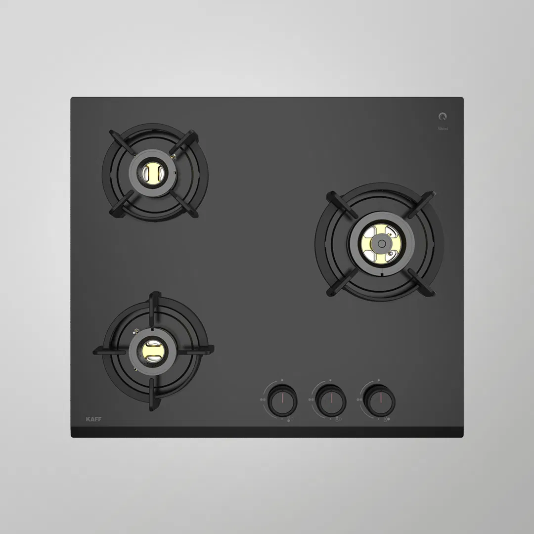 KAFF ASF 603 Tempered Glass with FFD Auto Electric Ignition BUILT IN HOBS