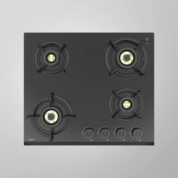 KAFF ASF 604 Tempered Glass with FFD Auto Electric Ignition BUILT IN HOBS