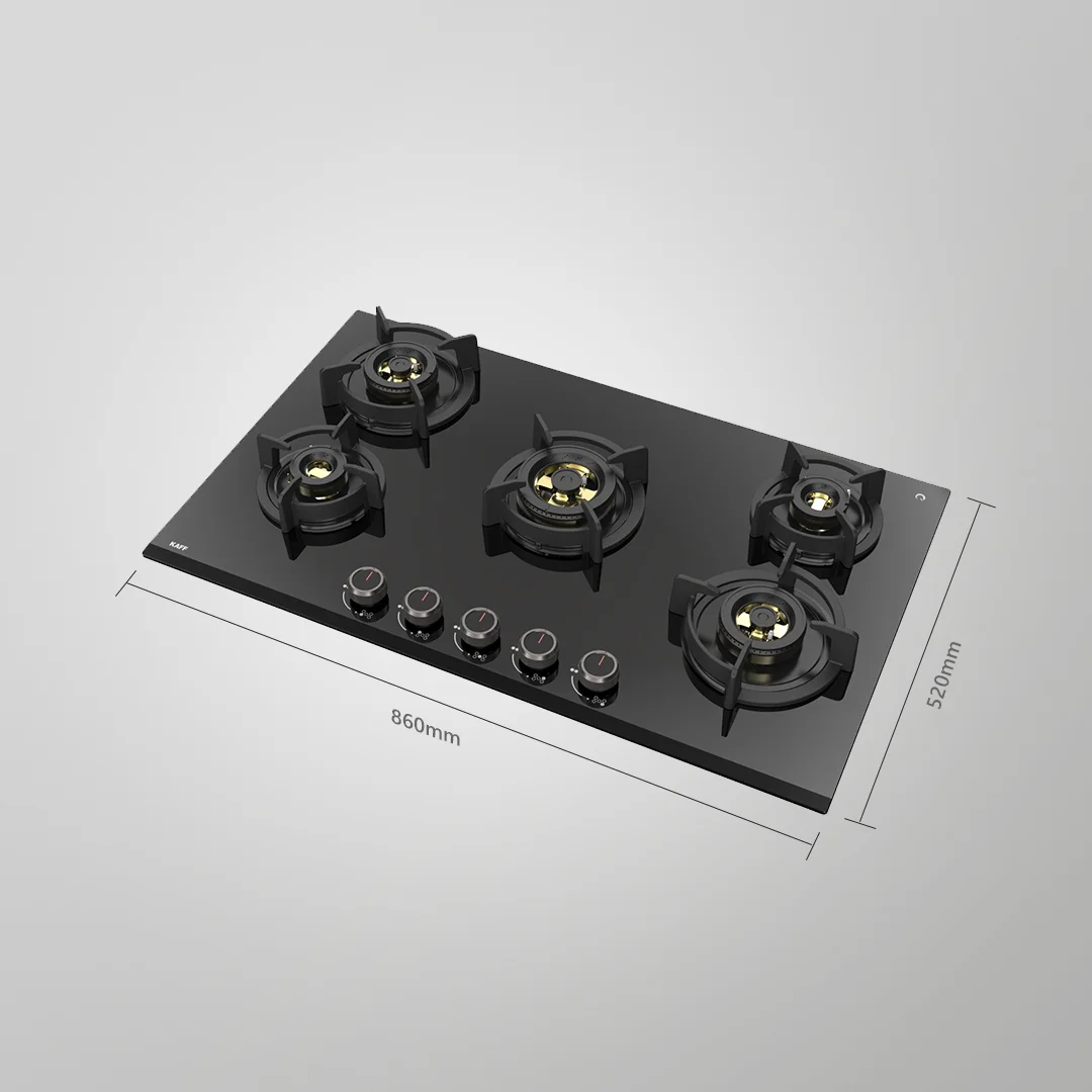 KAFF ASF 865 Tempered Glass WITH FFD BUILT IN HOBS