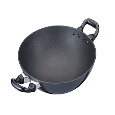 Hawkins Futura Non-Stick Kadhai Deep-Fry Pan 2.5 L NK 25