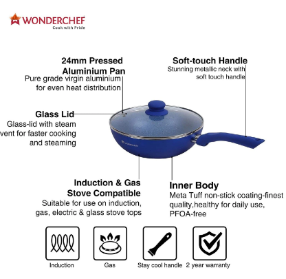 Wonderchef  Royal Velvet Blue Set