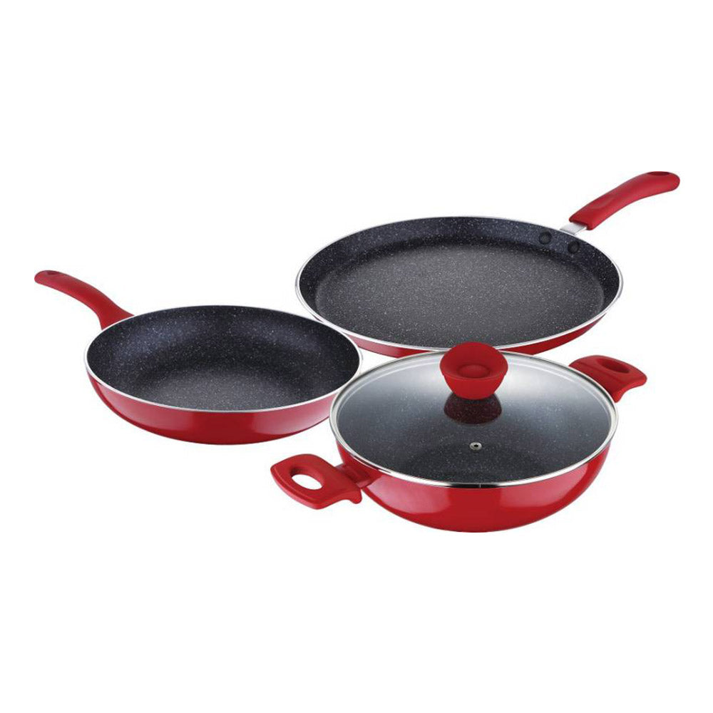 Bergner Bellini Plus Aluminium Cookware Set Pcs of 3