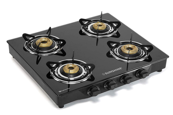 SUNSHINE APOLLO 4 BURNER GAS STOVE