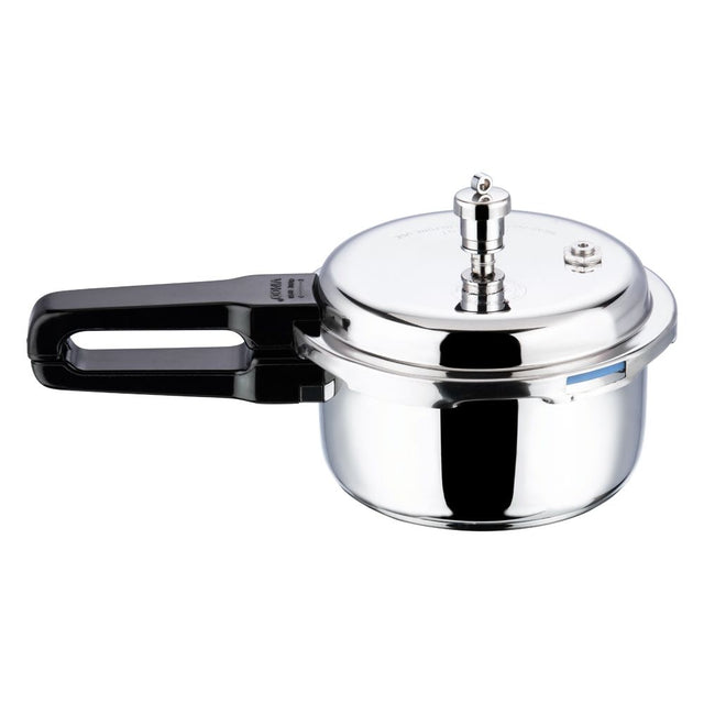 Vinod Platinum Triply Stainless Steel Pressure Cooker- 3 L (Induction Friendly)