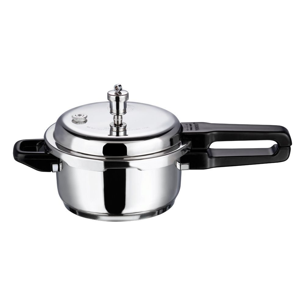 Vinod 18/8 Stainless Steel Induction Friendly Pressure Cooker - 3 L