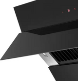 KAFF CANBERRA 90 | Low Maintenance | Black Tempered Glass Chimney