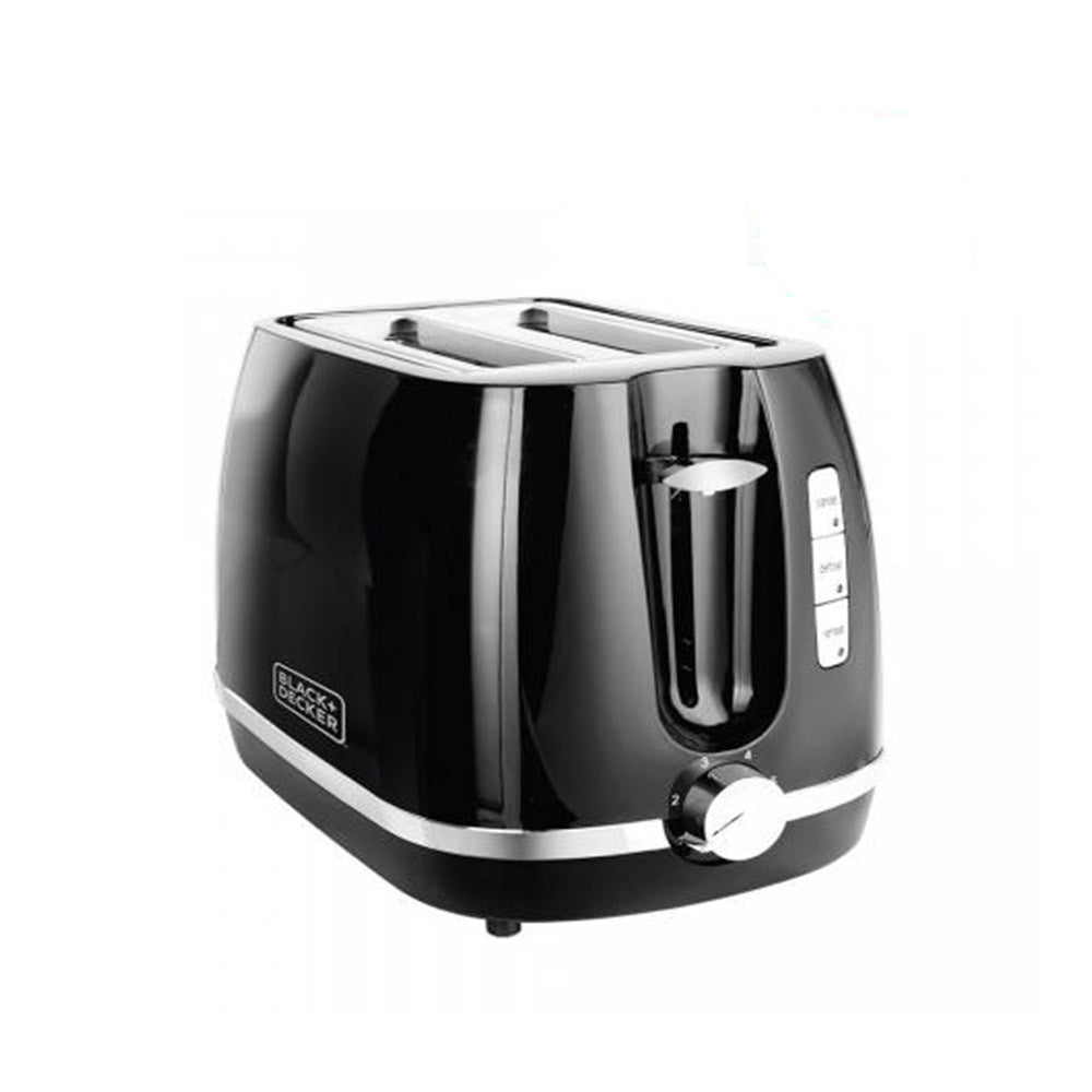 Black & Decker BXTO0202IN 870 W Pop Up Toaster (Black)