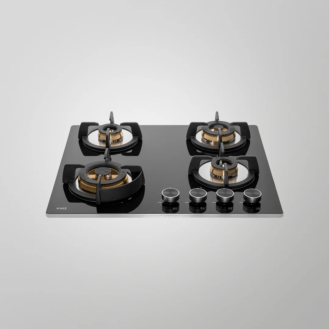 KAFF BLH 604 Full Brass High Efficiency Burners Auto Electric Ignition Built In Hob