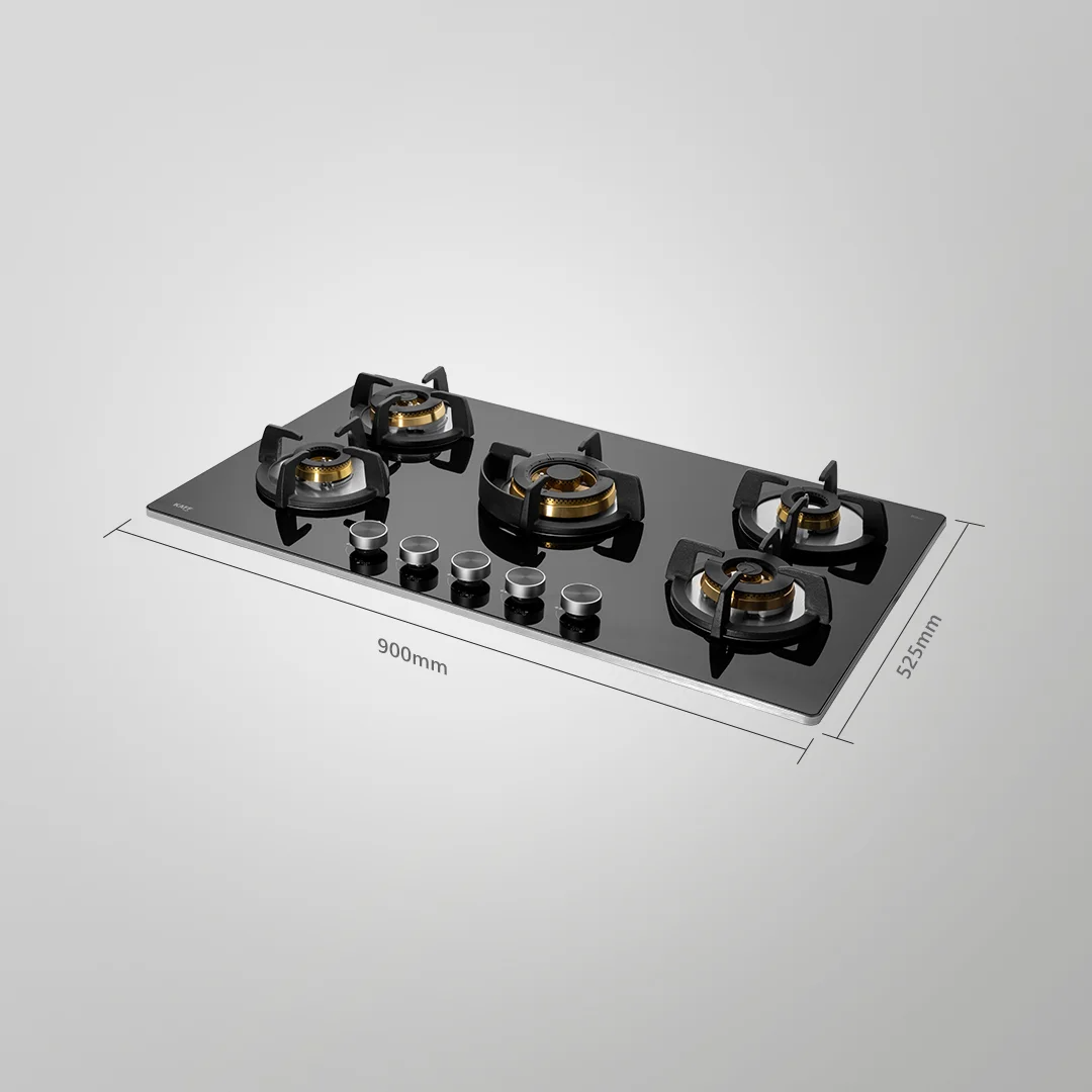 KAFF BLHF 865 Tempered Glass with FFD Auto Electric Ignition BUILT IN HOBS