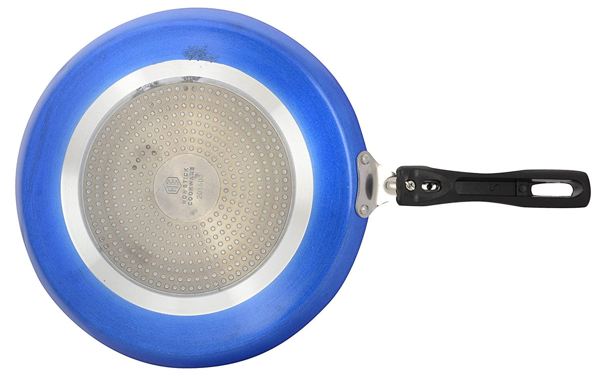 Orange Nonstick Induction Base Dosa Tawa,Blue (2.6 mm)