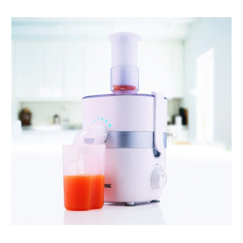 Buy BOROSIL BJU40PBW31 PRIMUS JUICER 400W (WHITE, 1 JAR at the lowest price in India at Apnidukaan.com, Save UPTO 50% Off, All India Free Shipping, Click here to see all of our exclusive deals.
