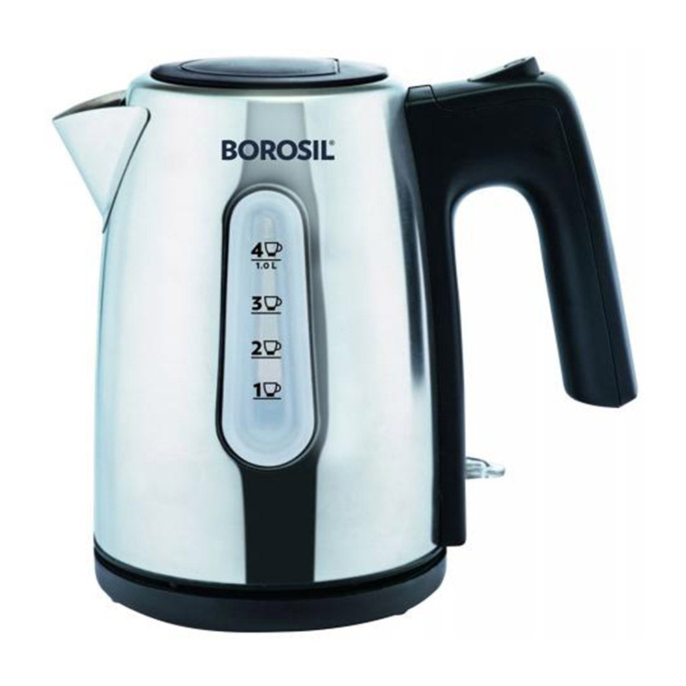 Borosil Daisy Kettle 1-Litre 1200 W BKE10LSSB12(Black)