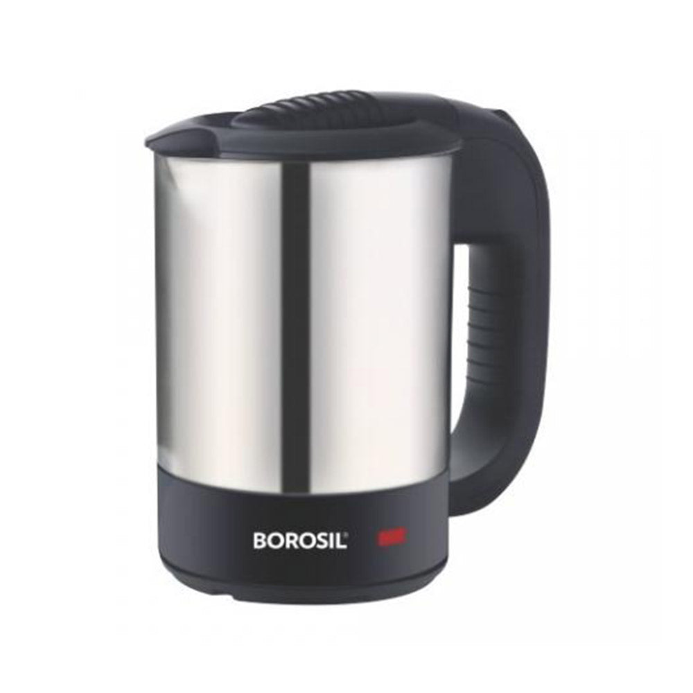 Borosil Eva Stainless Steel Electric Kettle, 1100 W , 500 ml (Silver)