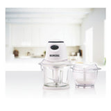 Borosil Glass Electric Chopper (White) - BCH40GPB11