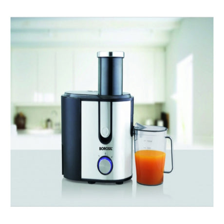 Buy BOROSIL PRIMUS 800W SS JUICER WITH 1100ML JUICER JUG (STEEL AND BLACK, 1 JAR)
 at the lowest price in India at Apnidukaan.com, Save UPTO 50% Off, All India Free Shipping, Click here to see all of our exclusive deals.
