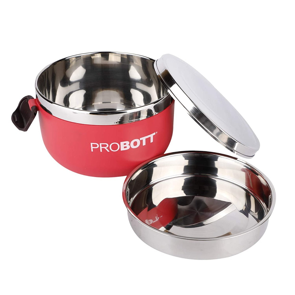 PROBOTT Stainless Steel Steelo Lunch Box -Pink PBH 6014